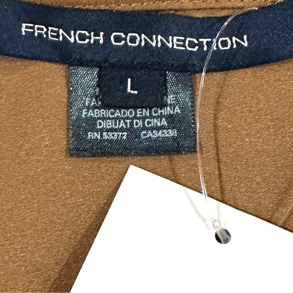 French Connection Rhodes Crepe Popover Shirt - Picture 6 of 10